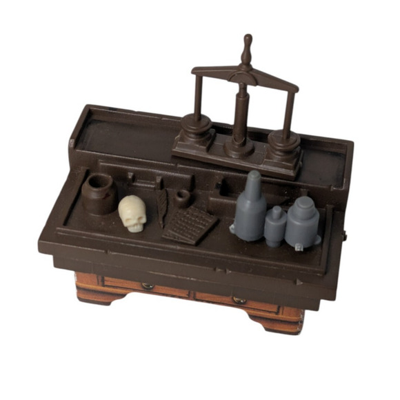 Hero Quest Board Game Parts Fireplace Alchemists Bench Sorcerers Table 1990 MB - Picture 3 of 9